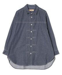ROBES&CONFECTIONS | Robes&Confections/ローブス&コンフェクションズ/E9コットンシルクデニムシャツ(シャツ/ブラウス)