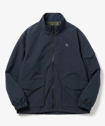 LOGOS（ロゴス）の「2026AW LOGOS/ロゴス WATER REPELLENT 撥水 ワンポイントロゴ ナイロンジャケット レディース メンズ スタンドカラーブルゾン（ナイロンジャケット）」