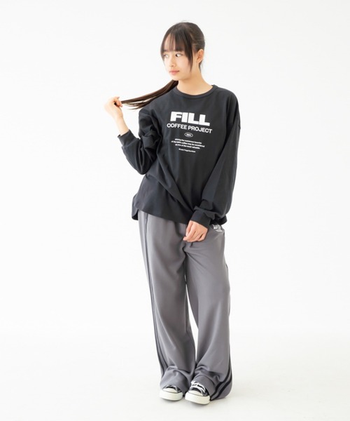 GENERATOR(ジェネレーター)の「GENERATOR/ジェネレーター FILL L/S Tシャツ(Tシャツ/カットソー・レディース・ホワイト/ブラック/チャコールグレー・F)」の5枚目の写真