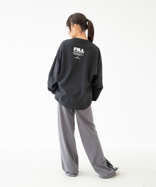 GENERATOR(ジェネレーター)の「GENERATOR/ジェネレーター FILL L/S Tシャツ(Tシャツ/カットソー・レディース・ホワイト/ブラック/チャコールグレー・F)」の6枚目の写真