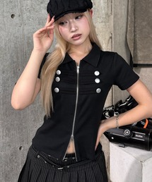 Figments（フィグメンツ）の「ナポレオンZIPトップ（その他トップス）」