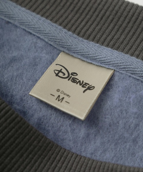 Disney(ディズニー)の「【71】【Disney/ディズニー】 ミッキーマウス 裏配色 レトロプリント クルーネック アメカジ スウェット/オーバーサイズ/古着風/古着MIX/ユニセックス/レディース/メンズ(スウェット・メンズ・ベージュ/ブラック/ブラウン/ブラック系・L/M/XL)」の7枚目の写真