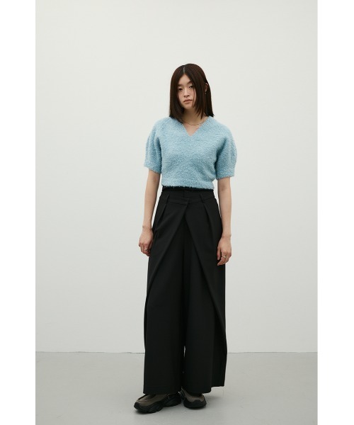 STYLEMIXER（スタイルミキサー）の「ダブルウエストラップワイドパンツ（その他パンツ・レディース・ブラウン系その他/ブラック/グレー・SMALL/MEDIUM）」の18枚目の写真