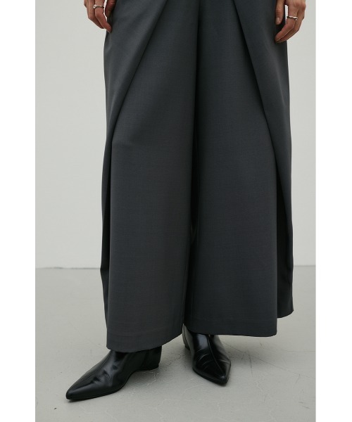 STYLEMIXER（スタイルミキサー）の「ダブルウエストラップワイドパンツ（その他パンツ・レディース・ブラウン系その他/ブラック/グレー・SMALL/MEDIUM）」の15枚目の写真