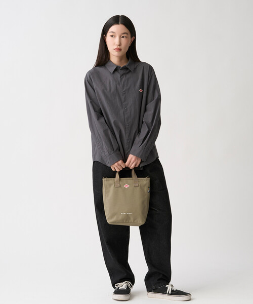 DANTON(ダントン)の「PONT NEUF - CORDURA® Canvas 2-Way Tote Bag(バックパック/リュック・レディース・グレイッシュベージュ/ダークグレー/ダークブラウン/オレンジ系その他/ブラック/ブルー系その他・-)」の7枚目の写真