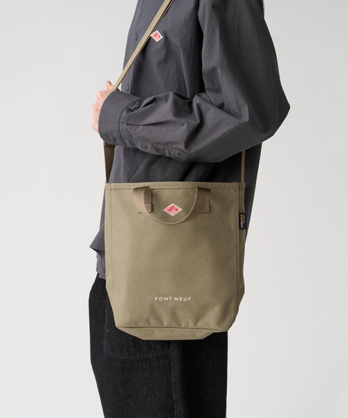 DANTON(ダントン)の「PONT NEUF - CORDURA® Canvas 2-Way Tote Bag(バックパック/リュック・レディース・グレイッシュベージュ/ダークグレー/ダークブラウン/オレンジ系その他/ブラック/ブルー系その他・-)」の4枚目の写真