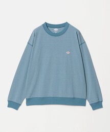 <DANTON>ロングスリーブ スウェット ボーダー Tシャツ