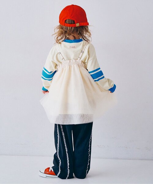 p.premier(ピードットプルミエ)の「選べる2タイプサイドライントラックパンツ(その他パンツ・キッズ・グリーン/ブラック/ブラウン/レッド/ピンク・100/80/140/130/120/110/90)」の8枚目の写真