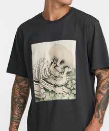 RVCA メンズ SLEEPY SKELETON SS Tシャツ 【2026年秋冬モデル】/ルーカ半袖T