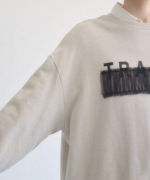 Paradise Picnic(パラダイスピクニック)の「TRANOI. チュールバートップス(Tシャツ/カットソー・レディース・ベージュ・FREE)」の12枚目の写真