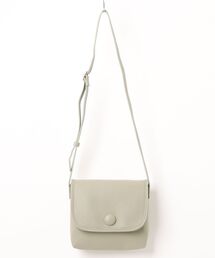 【SALON de RUBAN / サロン ド ルヴァン】 くるみボタン フラップショルダーバッグ