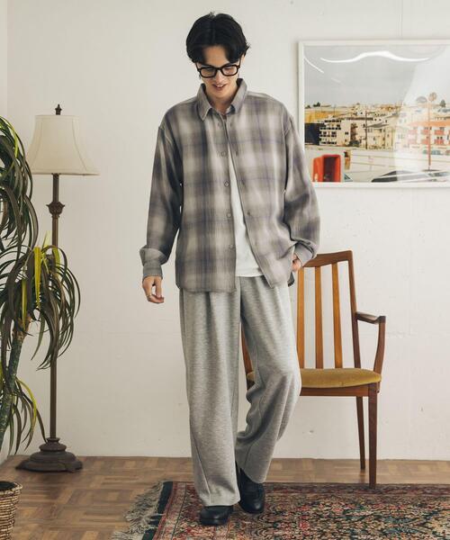 SENSE OF PLACE by URBAN RESEARCH(センスオブプレイスバイアーバンリサーチ)の「オンブレーチェックレギュラーカラーシャツ(シャツ/ブラウス・メンズ・ブルー/ブラウン/グレー・X-LARGE/MEDIUM/LARGE)」の10枚目の写真