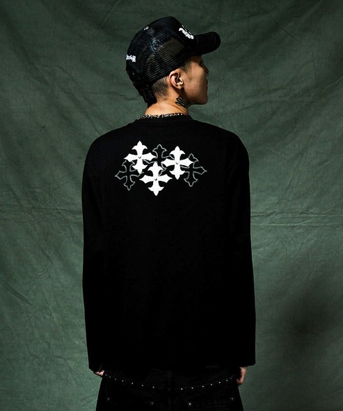 ロンT｜Multiple Cross Thermal Long Sleeve Tee｜SUPPLIER（Tシャツ