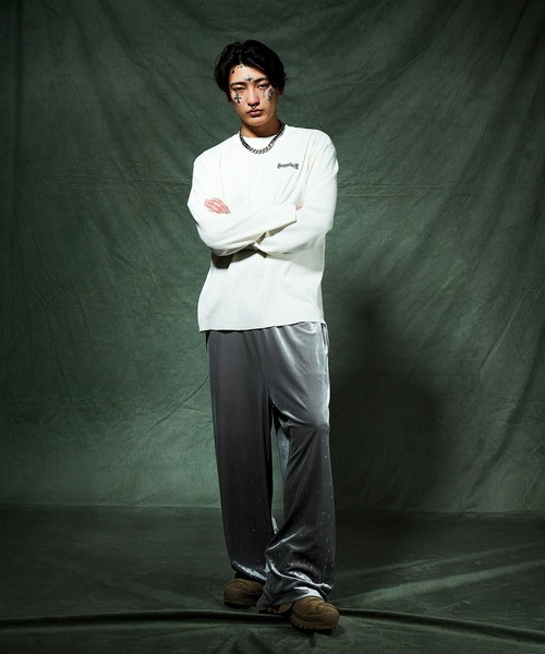 SUPPLIER（サプライヤー）の「ロンT｜Multiple Cross Thermal Long Sleeve Tee｜SUPPLIER（Tシャツ/カットソー・メンズ・ブラック/オフホワイト・MEDIUM/LARGE/X-LARGE/SMALL）」の14枚目の写真