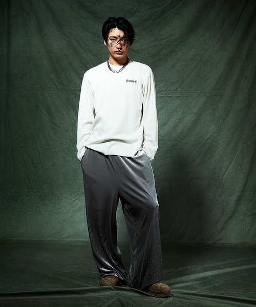 SUPPLIER（サプライヤー）の「ロンT｜Multiple Cross Thermal Long Sleeve Tee｜SUPPLIER（Tシャツ/カットソー・メンズ・ブラック/オフホワイト・MEDIUM/LARGE/X-LARGE/SMALL）」の15枚目の写真
