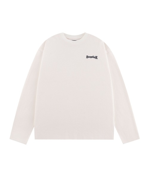 SUPPLIER（サプライヤー）の「ロンT｜Multiple Cross Thermal Long Sleeve Tee｜SUPPLIER（Tシャツ/カットソー・メンズ・ブラック/オフホワイト・MEDIUM/LARGE/X-LARGE/SMALL）」の19枚目の写真