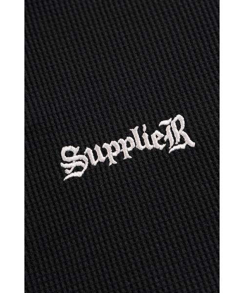 SUPPLIER（サプライヤー）の「ロンT｜Multiple Cross Thermal Long Sleeve Tee｜SUPPLIER（Tシャツ/カットソー・メンズ・ブラック/オフホワイト・MEDIUM/LARGE/X-LARGE/SMALL）」の10枚目の写真