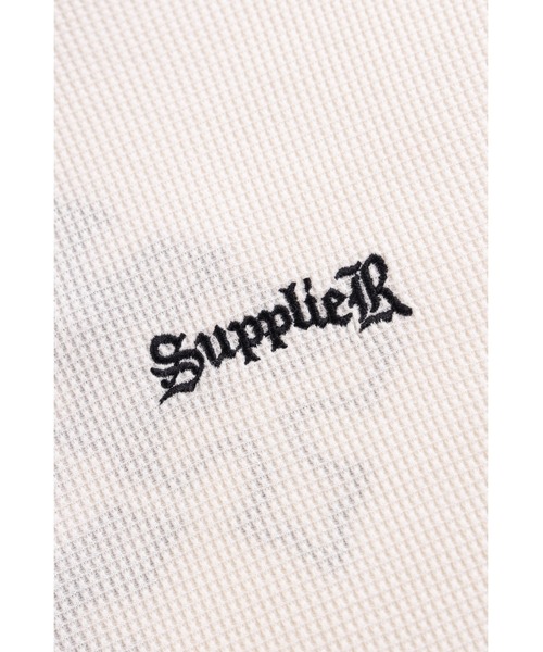 SUPPLIER（サプライヤー）の「ロンT｜Multiple Cross Thermal Long Sleeve Tee｜SUPPLIER（Tシャツ/カットソー・メンズ・ブラック/オフホワイト・MEDIUM/LARGE/X-LARGE/SMALL）」の22枚目の写真