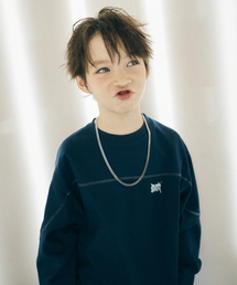 KIDS 20TH ANNIV TAG LONGSLEEVE - NAVY