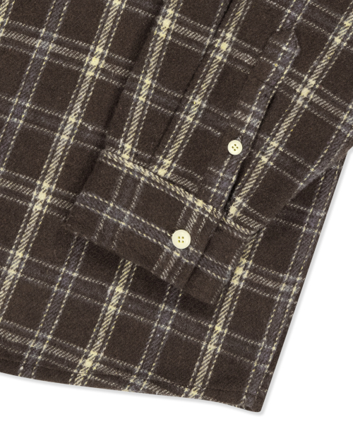 BROWNBREATH(ブラウンブレス)の「タグブラッシュチェックシャツ(シャツ/ブラウス・レディース・ネイビー/ブラウン・MEDIUM/SMALL/LARGE/X-LARGE)」の10枚目の写真