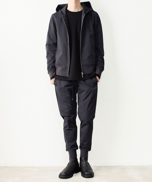 ATTACHMENT（アタッチメント）の「【LIMITED】ソロテックス ライト ダブルクロス ジョガーパンツ / SOLOTEX LIGHT DOUBLE CLOTH JOGGER PANTS（スウェットパンツ・メンズ・ダークグレー/ブラック・1/2/4/3）」の11枚目の写真