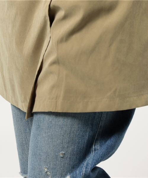 VENCEEXCHANGE(ヴァンスエクスチェンジ)の「Eピーチ トレンチコート(トレンチコート・レディース・オフホワイト/ダークグリーン/ベージュ・LARGE/MEDIUM)」の10枚目の写真