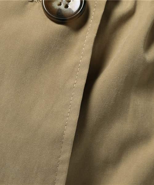 VENCEEXCHANGE(ヴァンスエクスチェンジ)の「Eピーチ トレンチコート(トレンチコート・レディース・オフホワイト/ダークグリーン/ベージュ・LARGE/MEDIUM)」の12枚目の写真