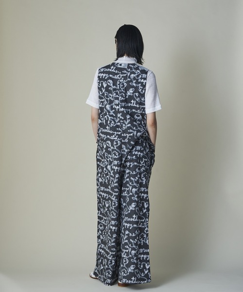 mintdesigns(ミントデザインズ)の「Tulle Ribbon Jumpsuit(サロペット/オーバーオール・レディース・ブラック/ホワイト・ONESIZE)」の3枚目の写真