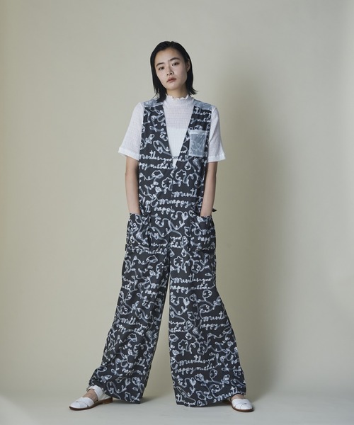 mintdesigns(ミントデザインズ)の「Tulle Ribbon Jumpsuit(サロペット/オーバーオール・レディース・ブラック/ホワイト・ONESIZE)」の20枚目の写真