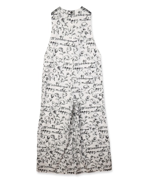 mintdesigns(ミントデザインズ)の「Tulle Ribbon Jumpsuit(サロペット/オーバーオール・レディース・ブラック/ホワイト・ONESIZE)」の6枚目の写真