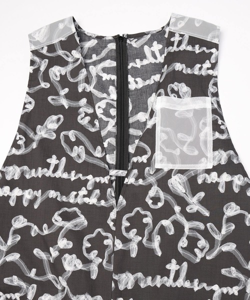 mintdesigns(ミントデザインズ)の「Tulle Ribbon Jumpsuit(サロペット/オーバーオール・レディース・ブラック/ホワイト・ONESIZE)」の14枚目の写真