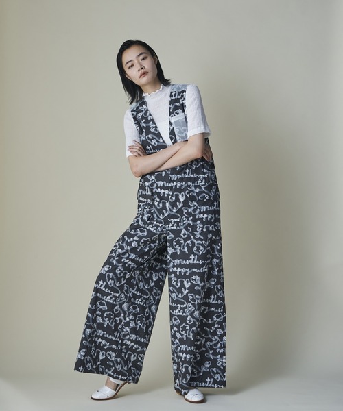 mintdesigns(ミントデザインズ)の「Tulle Ribbon Jumpsuit(サロペット/オーバーオール・レディース・ブラック/ホワイト・ONESIZE)」の19枚目の写真