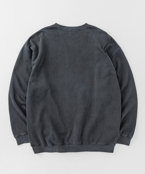 KAVU(カブー)の「KAVU/カブー Sleeve Print Sweat (Pigment)/スリーブプリント スウェット(ピグメント)(スウェット・メンズ・パープル/レッド/ブラック・MEDIUM/SMALL/LARGE)」の4枚目の写真