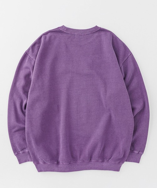KAVU(カブー)の「KAVU/カブー Sleeve Print Sweat (Pigment)/スリーブプリント スウェット(ピグメント)(スウェット・メンズ・パープル/レッド/ブラック・MEDIUM/SMALL/LARGE)」の8枚目の写真