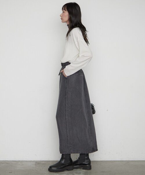 LOUNGEDRESS(ラウンジドレス)の「《万能トップス》【JAPAN MADE】ストレッチジョーゼットプルオーバー 秋服(シャツ/ブラウス・レディース・グレー/オフホワイト/ブラック・FREE)」の18枚目の写真