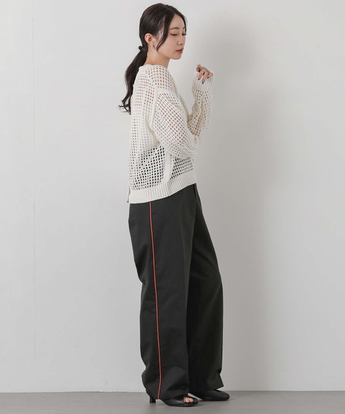 Gready Brilliant(グレディブリリアン)の「チノサイドライントラウザー(その他パンツ・レディース・ネイビー/ベージュ・2)」の13枚目の写真