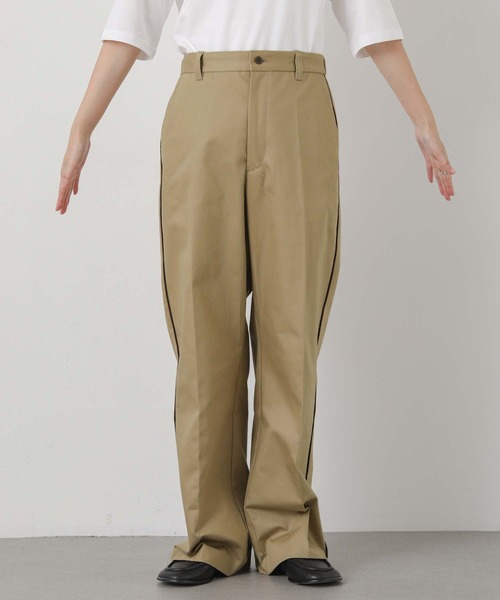 Gready Brilliant(グレディブリリアン)の「チノサイドライントラウザー(その他パンツ・レディース・ネイビー/ベージュ・2)」の5枚目の写真