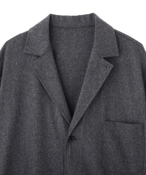 YLEVE(イレーヴ)の「YLEVE / SUPER120's WOOL FLANNEL JACKET(テーラードジャケット・メンズ・グレー/ネイビー・3/4)」の5枚目の写真