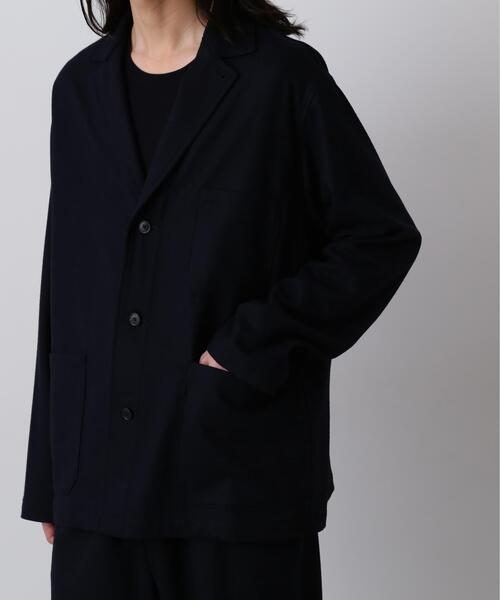 YLEVE(イレーヴ)の「YLEVE / SUPER120's WOOL FLANNEL JACKET(テーラードジャケット・メンズ・グレー/ネイビー・3/4)」の16枚目の写真