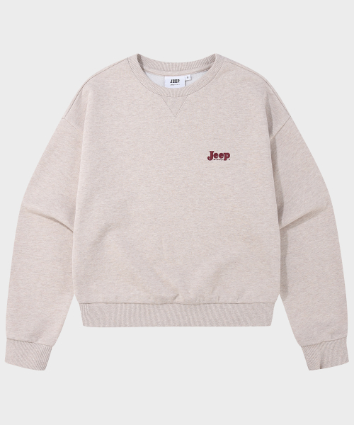 JEEP(ジープ)の「WOMEN セリフ スモールロゴ スウェット (JR5TSF843MB)(スウェット・レディース・その他・LARGE/MEDIUM/SMALL/X-LARGE)」の2枚目の写真
