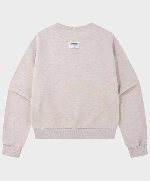 JEEP(ジープ)の「WOMEN セリフ スモールロゴ スウェット (JR5TSF843MB)(スウェット・レディース・その他・LARGE/MEDIUM/SMALL/X-LARGE)」の3枚目の写真