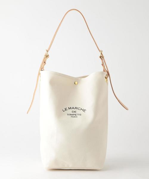 Boisson Chocolat(ボワソンショコラ)の「LE MARCHEDEVIMPETSショルダー(ショルダーバッグ・レディース・オフホワイト/ブラック・FREE)」の2枚目の写真