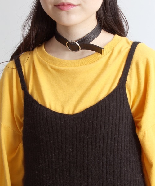 WEGO(ウィゴー)の「DISPARK/アンゴラキャミソール(キャミソール・レディース・ブラック/ピンク/グリーン・FREE)」の6枚目の写真