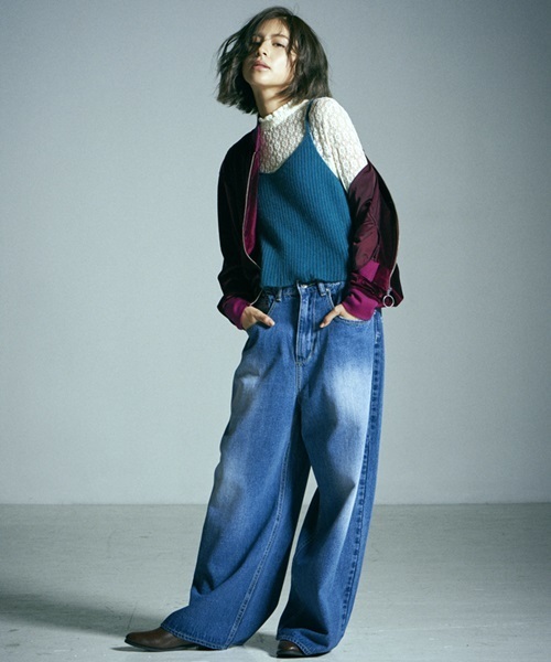 WEGO(ウィゴー)の「DISPARK/アンゴラキャミソール(キャミソール・レディース・ブラック/ピンク/グリーン・FREE)」の7枚目の写真