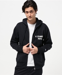   ブラック ラッセルパーカー 定番 RUSSELL ATHLETIC ラッセルアスレチック ジップフーディー