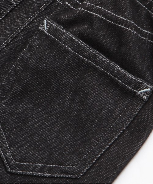 apres les cours(アプレレクール)の「デニムニットレギンス 9分丈(デニムパンツ・キッズ・サックスブルー/ブルー/チャコール・80/90/130/110/120/100)」の10枚目の写真