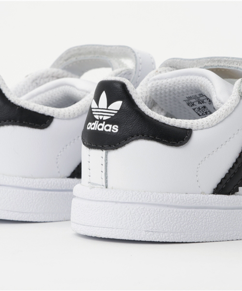 adidas（アディダス）の「オリジナルス SS CF[SS CF I]（スニーカー・キッズ・ホワイト×ブラック・13cm/13.5cm/12cm/15.5cm/14cm/15cm/14.5cm/16cm）」の4枚目の写真