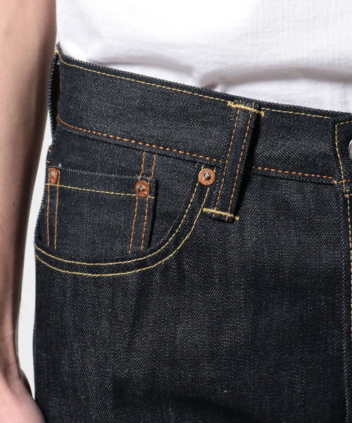 501(R) Skinny（ゴーマルイチスキニー）の「501(R) Skinny スキニージーンズ ダークインディゴブルー LONG DAY RIGID リジッド WHITE OAK セルビッジ/12.9oz（デニムパンツ・メンズ・ダークインディゴブルー・30inch/34inch/29inch/38inch/32inch/36inch/28inch/31inch/33inch/W32 L34/W31 L32/W28 L32/W34 L34/W33 L34/W30 L32/W29 L32）」の10枚目の写真