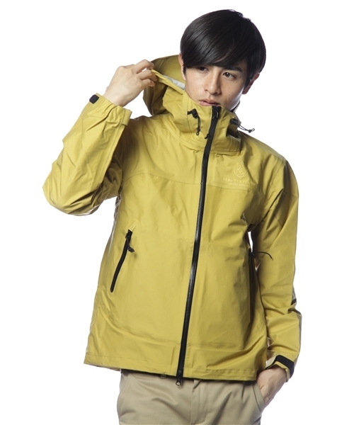 BEAUTY&YOUTH UNITED ARROWS（ビューティーアンドユースユナイテッドアローズ）の「BY ナイロン 3レイヤー アノラック ◆（マウンテンパーカー・メンズ・ライトグレー/ブラック/イエロー/ライトブルー・MEDIUM/LARGE/SMALL/X-LARGE）」の4枚目の写真