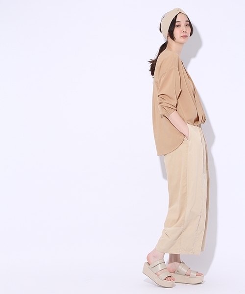 niko and...(ニコアンド)の「コールハギハギニーパンツ2【niko and ...】(その他パンツ・レディース・ピンク/アイボリー/モカ/ネイビー・3/4)」の7枚目の写真